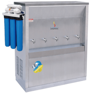 Water chiller 5 taps with 5 stage water filter