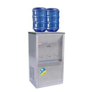 Cold water dispenser 3 taps inverted bottle