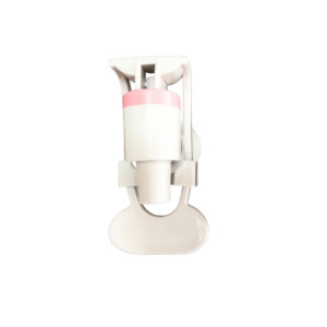 Hot - Cold water faucet, plastic push type