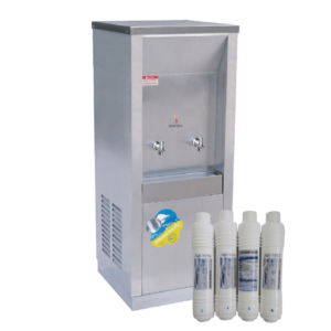 2 faucet water chiller with UF 4 stage water filter