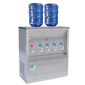 Cold water dispenser 4 taps – Hot water 1 tap, inverted bottle